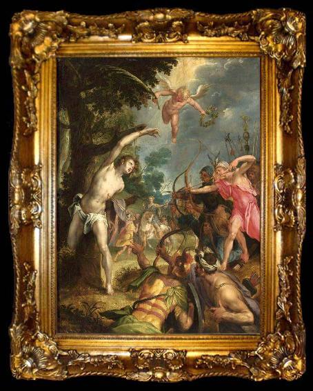 framed  Hans von Aachen Martyrdom of Saint Sebastian, ta009-2